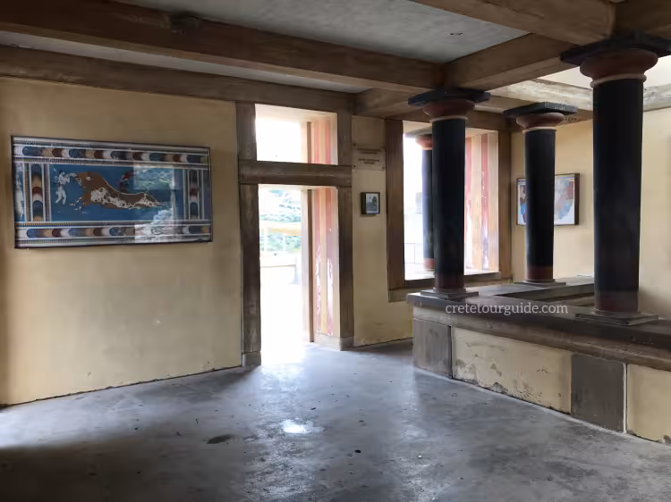 Restored room at Knossos