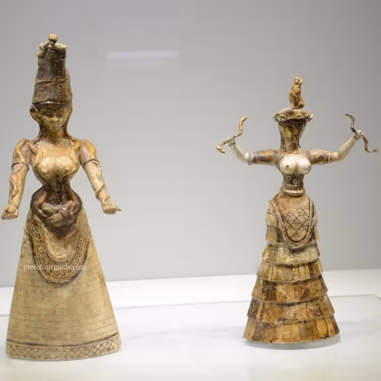 Minoan snake goddesses