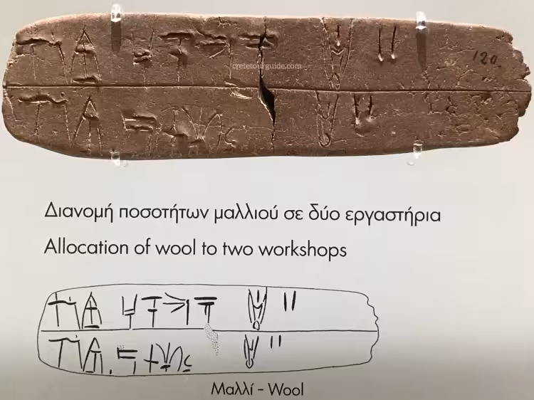 Linear B tablets